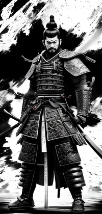Samurai Drawing Live Wallpaper