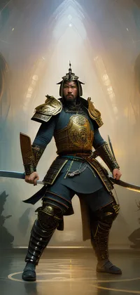 Samurai in a Space Odyssey Live Wallpaper