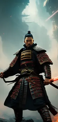 Sci-Fi Samurai Live Wallpaper