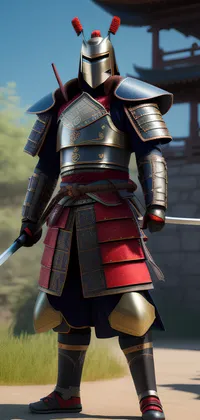 Silver Samurai Live Wallpaper