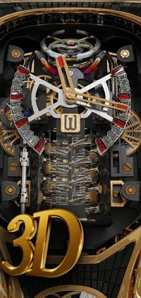 Skeleton Watch Live Wallpaper