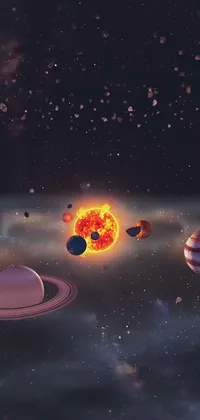 moving planets screensaver