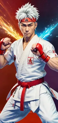 Super Male Martial Artist Anime Live Wallpaper