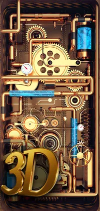 Steampunk Pipes 3D Live Wallpaper