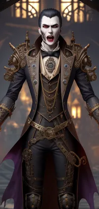 Steampunk Vampire Live Wallpaper