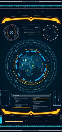 Tech Hud Moving Live Wallpaper