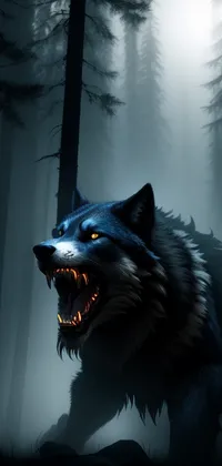 Werewolf Growling Live Wallpaper