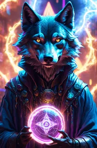 Wizard Wolf Live Wallpaper